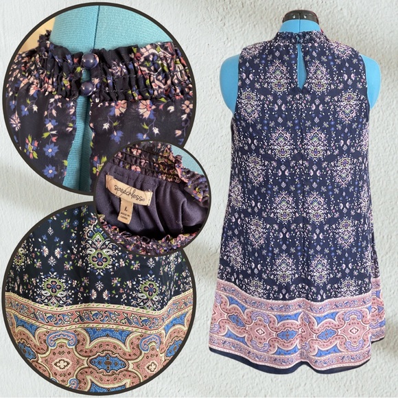 SPEECHLESS Paisley Dress | L - Picture 2 of 2